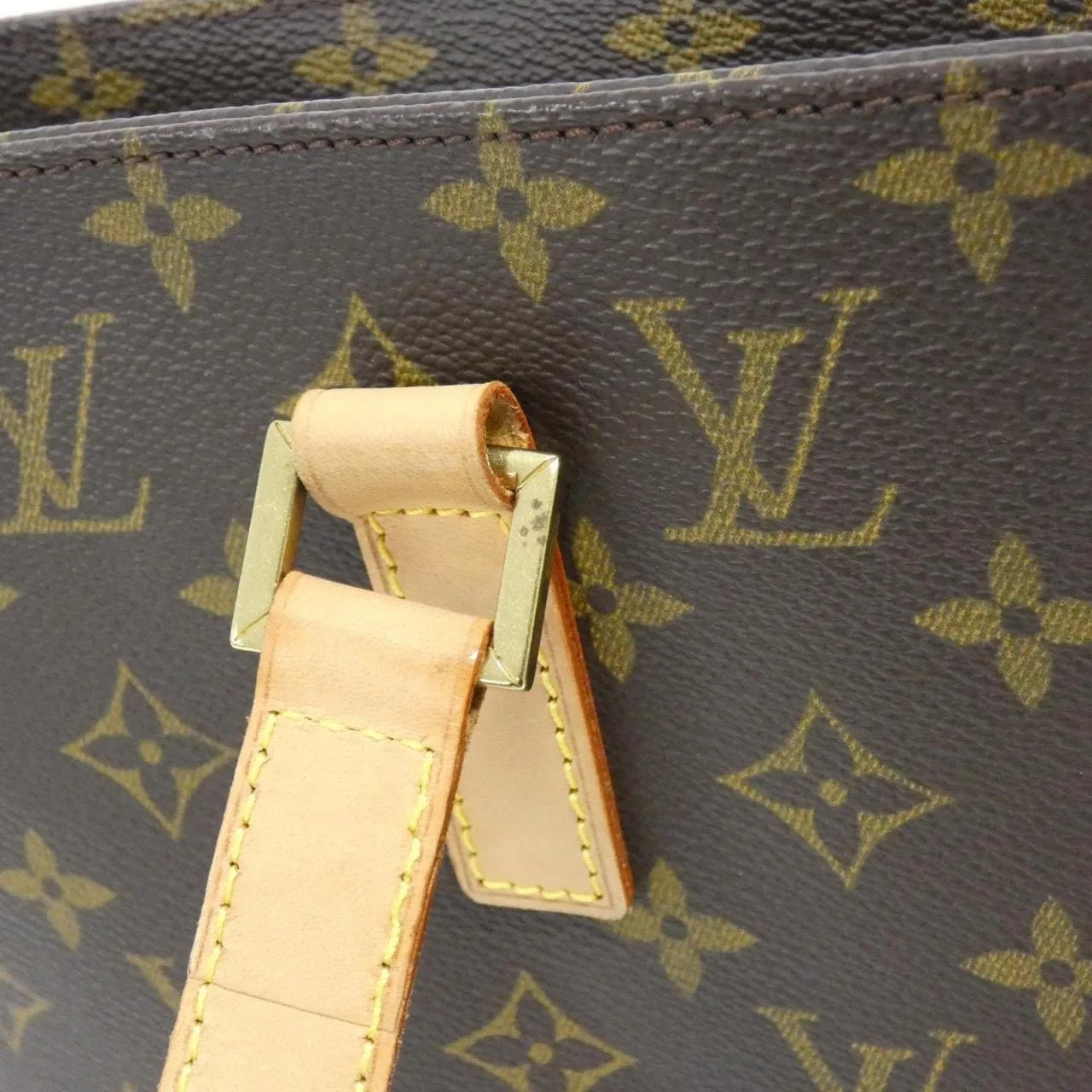 LOUIS VUITTON M51155 Handbag Monogram 黑色 Monogram 中古品A - 縮圖 4
