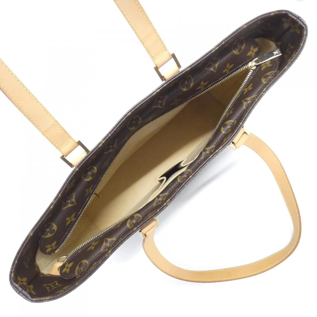 LOUIS VUITTON M51155 Handbag Monogram 黑色 Monogram 中古品A - 縮圖 6