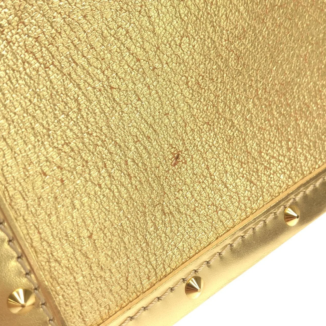 LOUIS VUITTON M92844 肩背包 皮革 金色 皮革 中古品A - 縮圖 4