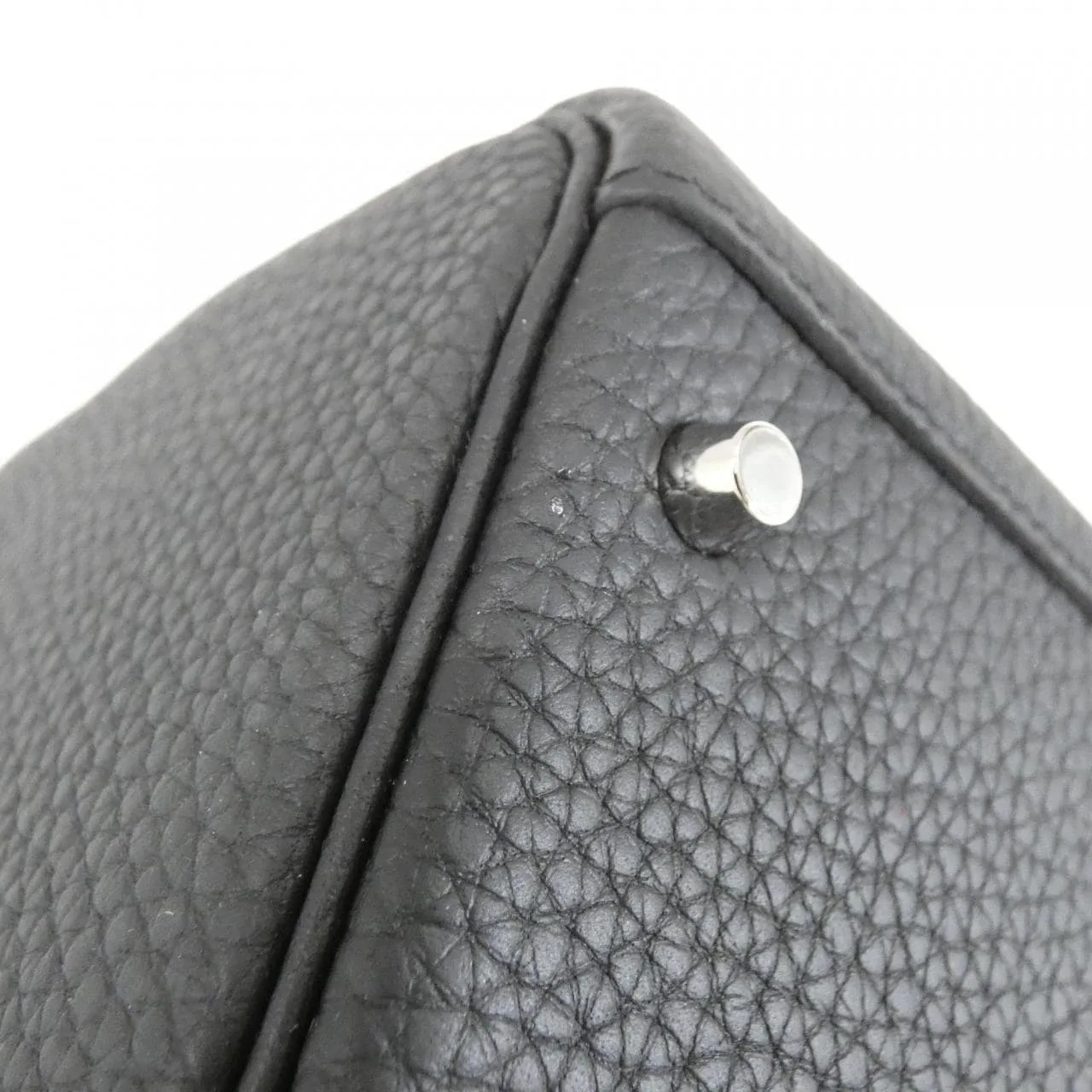 HERMES Lindy 085956CK Shoulder Clemence Black Clemence Leather Rank A - Thumbnail 4