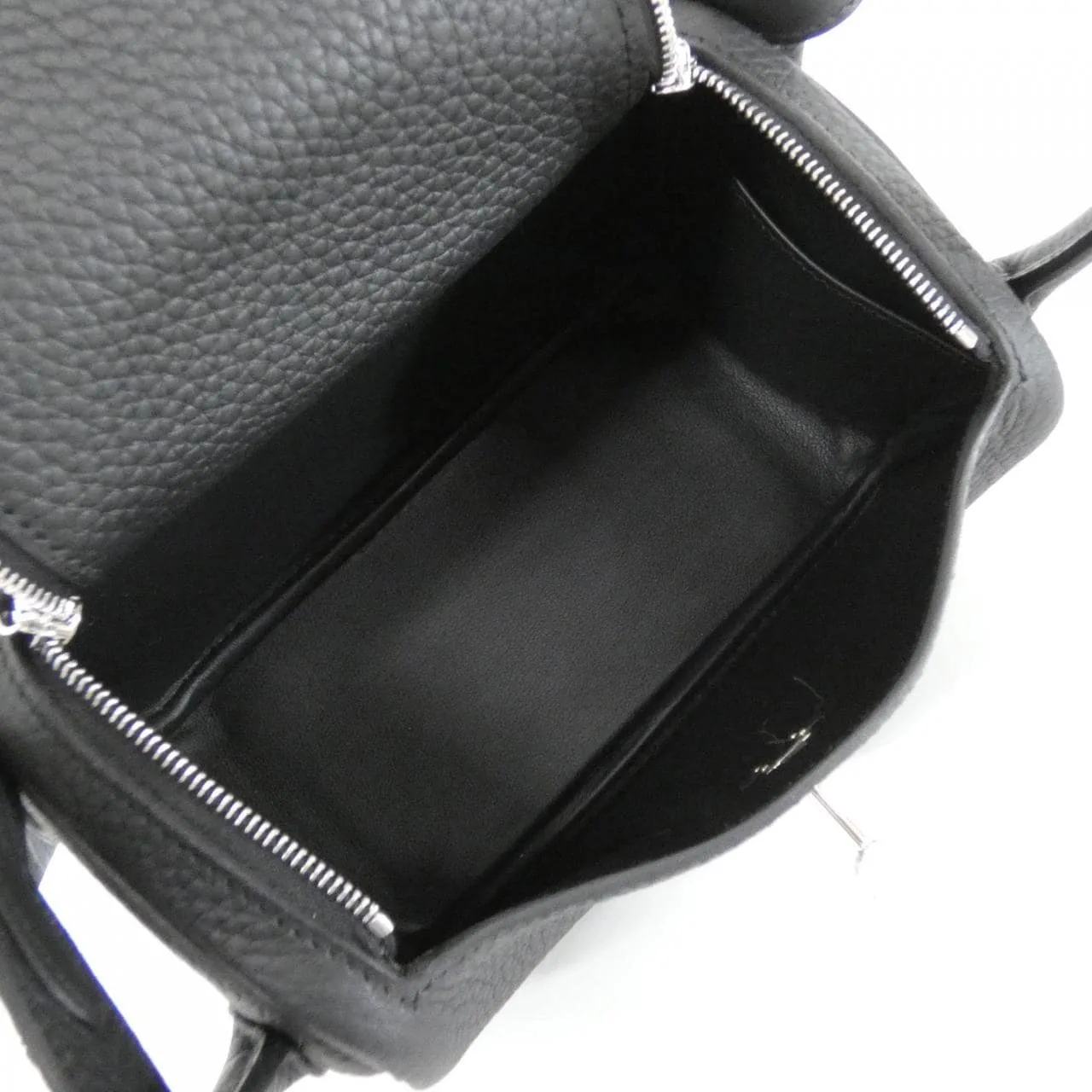 HERMES Lindy 085956CK Shoulder Clemence Black Clemence Leather Rank A - Thumbnail 6