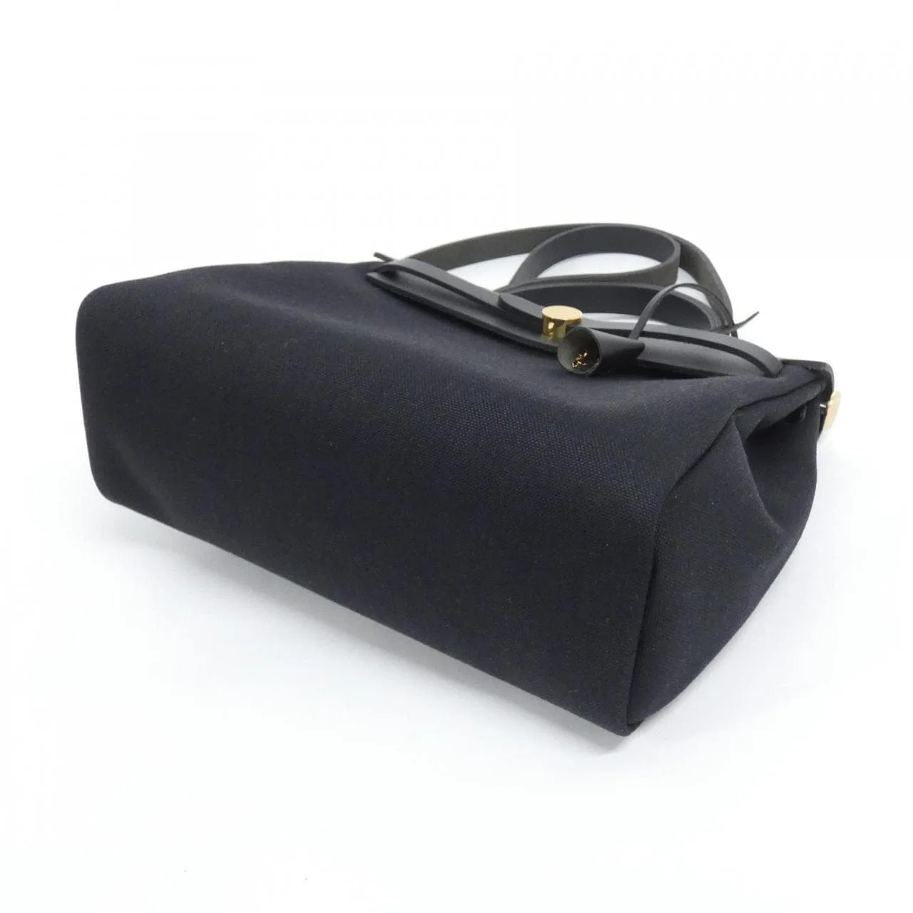 HERMES Herbag 078971CC Handbag Black Rank A - Thumbnail 3