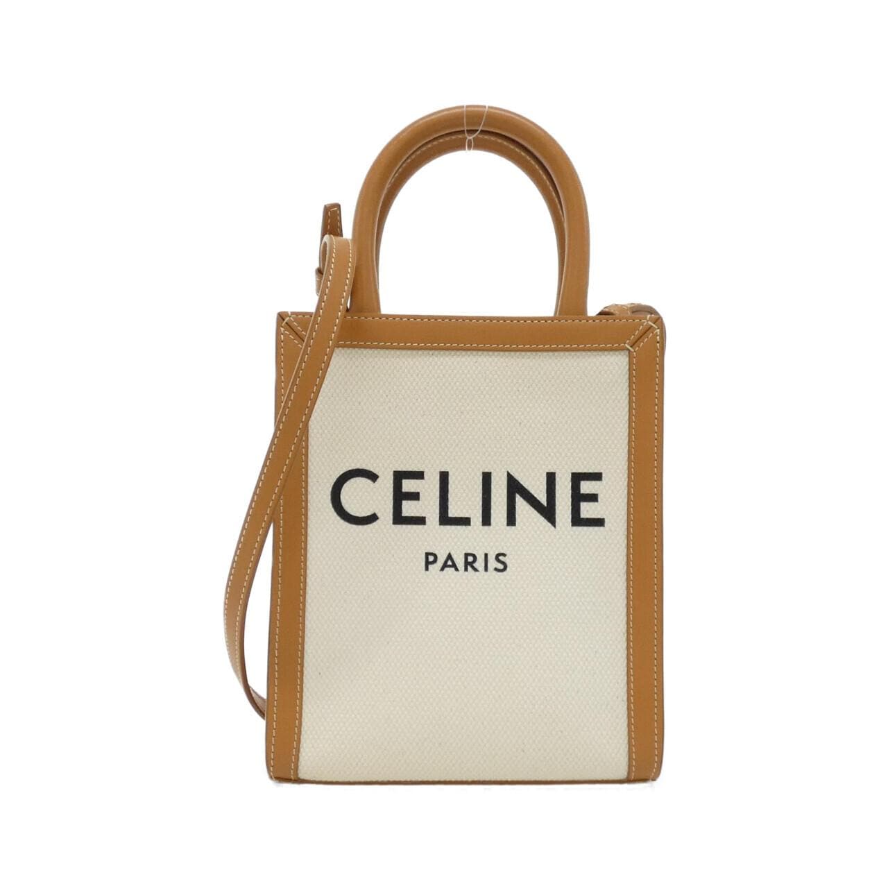 CELINE Cabas 193302BNZ Handbag Canvas