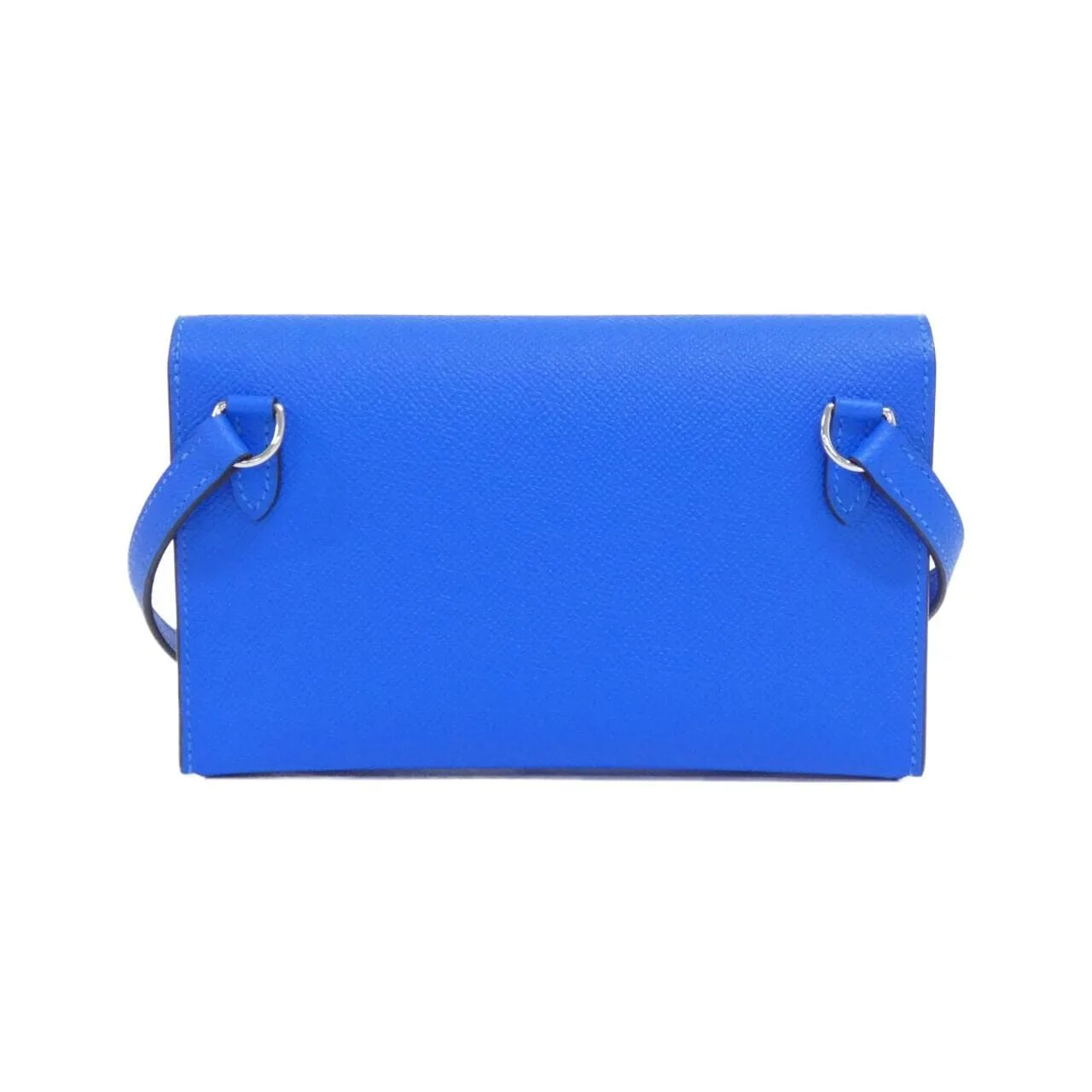 HERMES 085099CK Wallet Epsom Blue Epsom Leather Rank A - Thumbnail 2