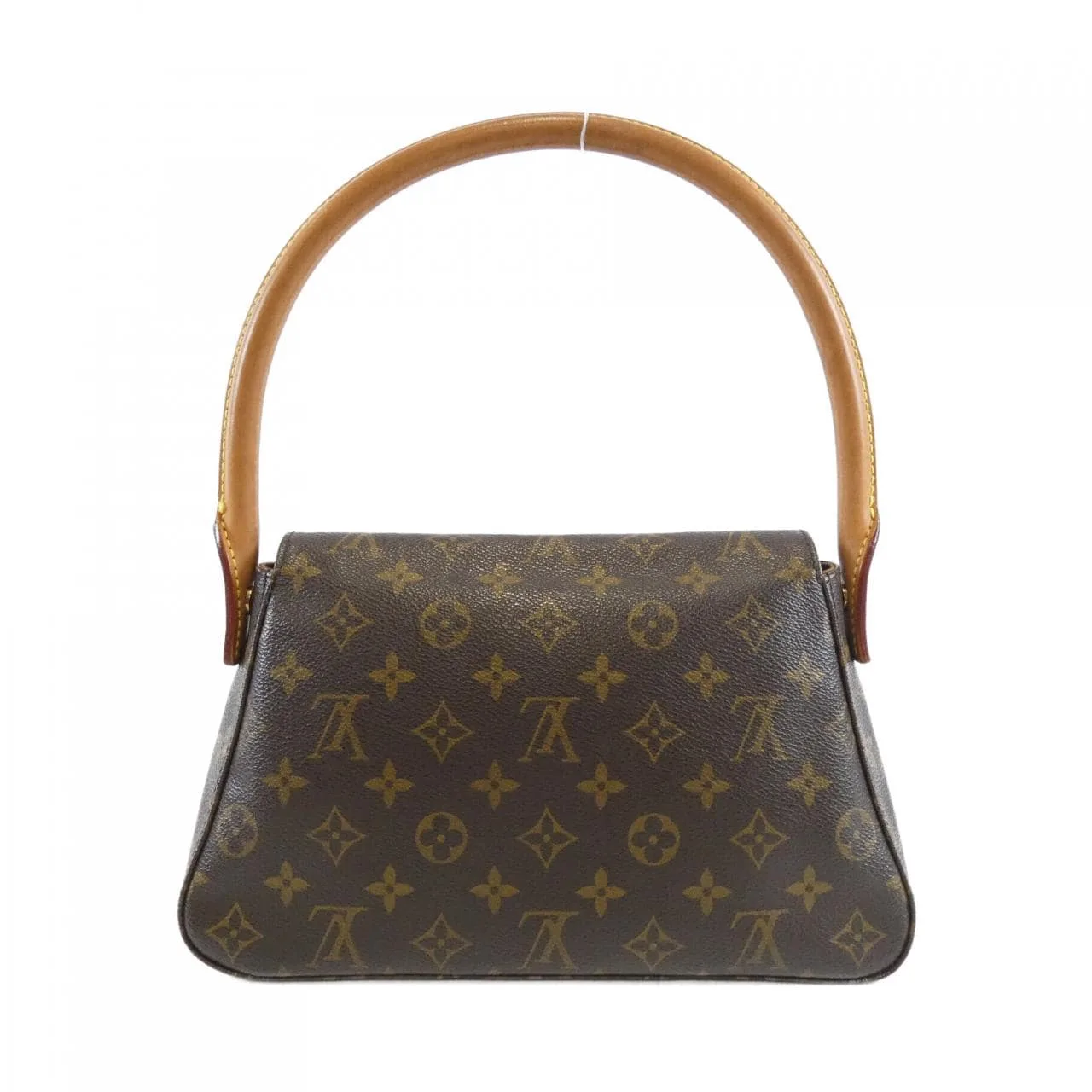 LOUIS VUITTON Looping M51147 Shoulder Monogram 黑色 Monogram 中古品B - 縮圖 2