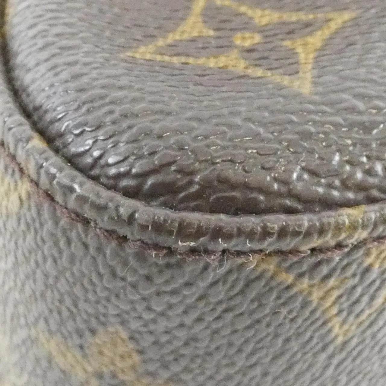 LOUIS VUITTON Looping M51147 Shoulder Monogram 黑色 Monogram 中古品B - 縮圖 4