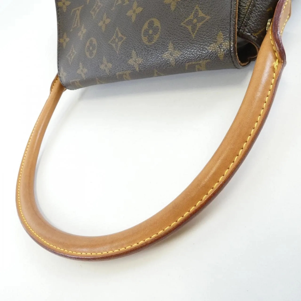 LOUIS VUITTON Looping M51147 Shoulder Monogram 黑色 Monogram 中古品B - 縮圖 5