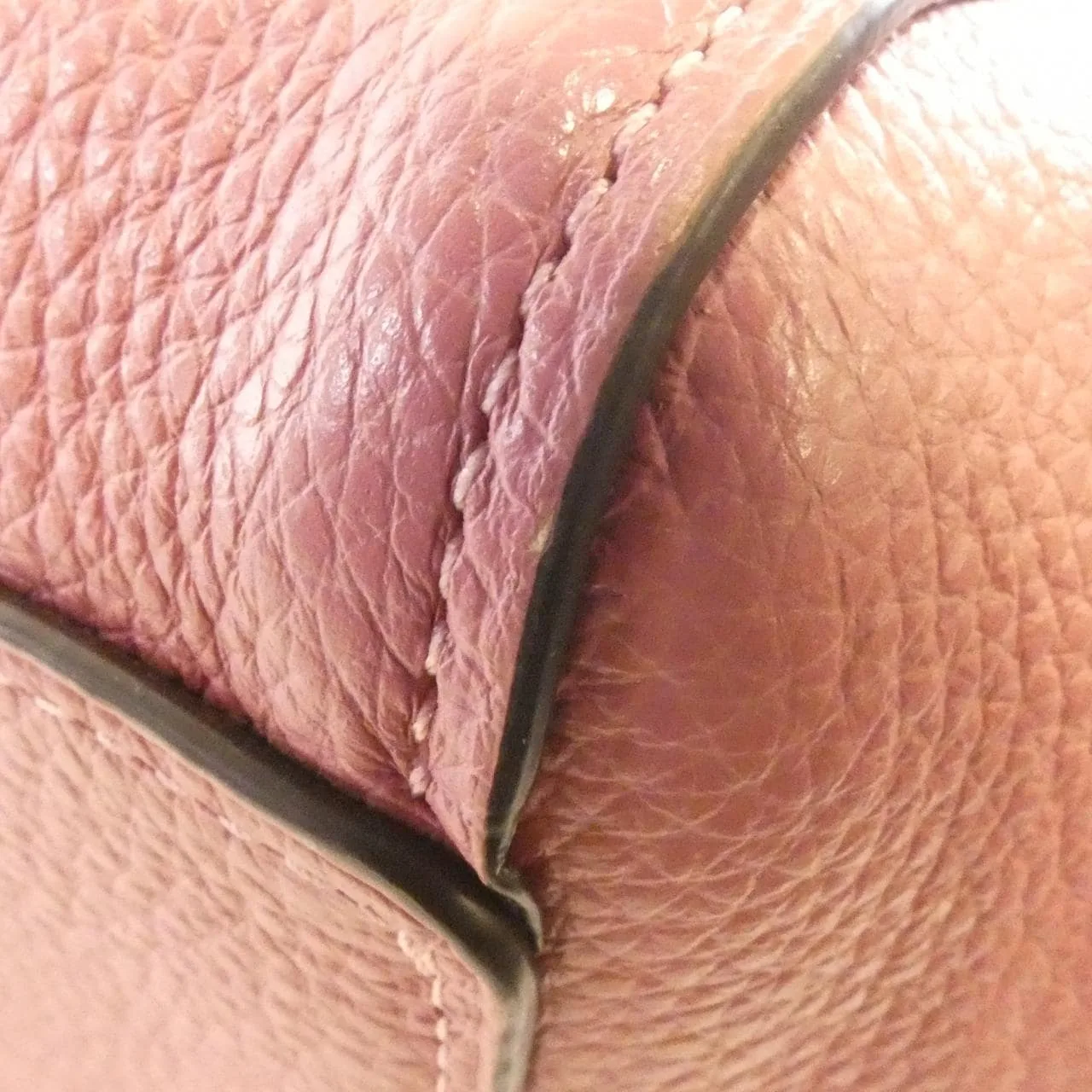 COACH 80268 Shoulder Leather 粉色 皮革 中古品A - 縮圖 3