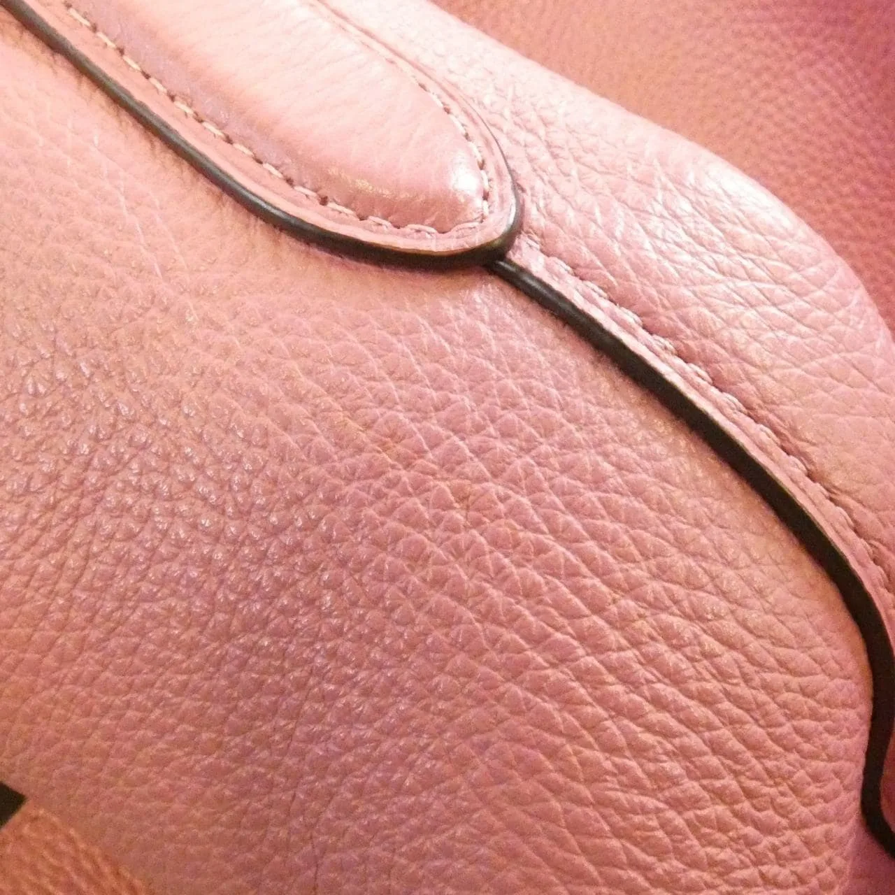 COACH 80268 Shoulder Leather 粉色 皮革 中古品A - 縮圖 5