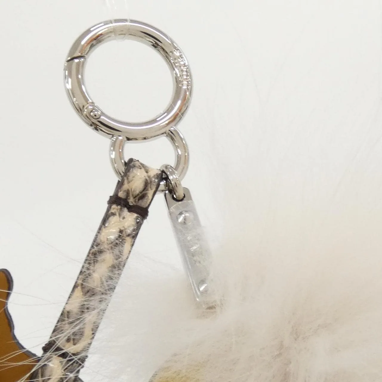 FENDI Key Case Leather