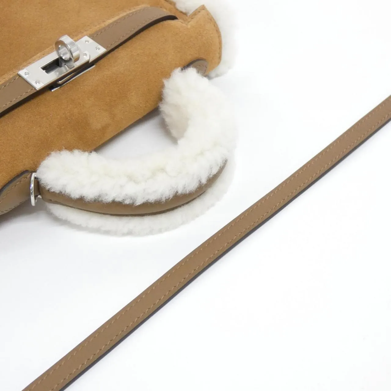 HERMES Kelly 084115CK Handbag Swift Swift Leather Unused - Thumbnail 4