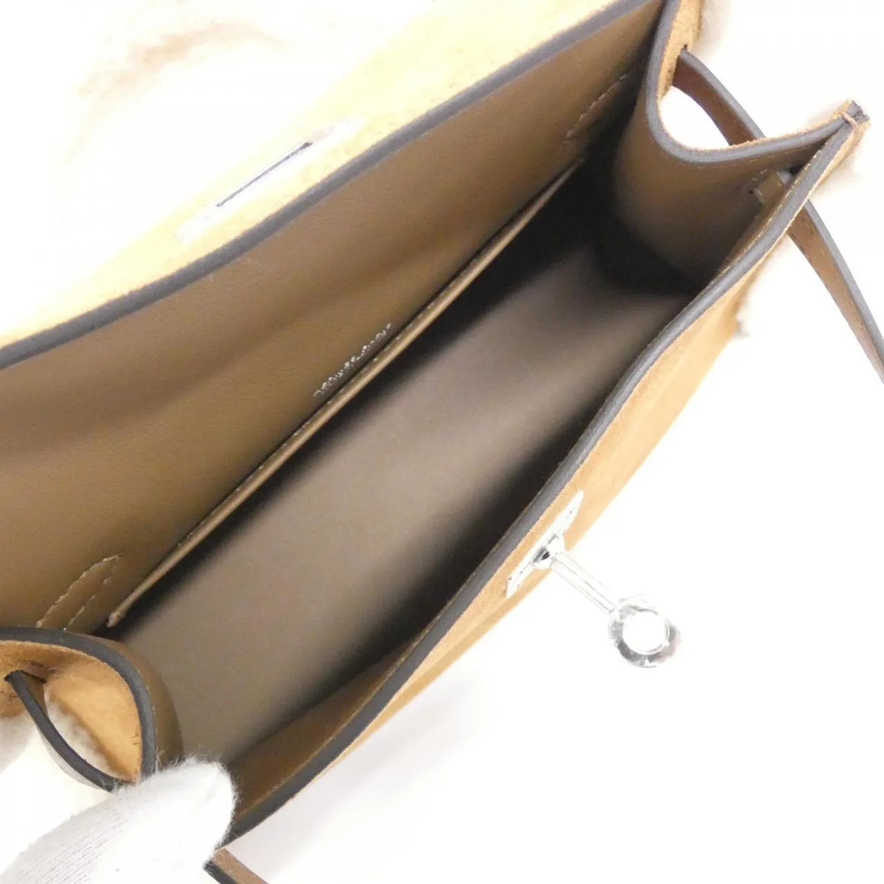 HERMES Kelly 084115CK Handbag Swift Swift Leather Unused - Thumbnail 5