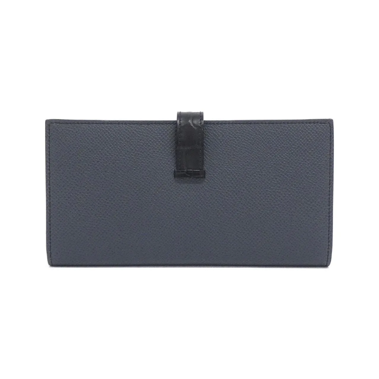 HERMES 082387CK Wallet Epsom Black Epsom Leather Rank A - Thumbnail 2