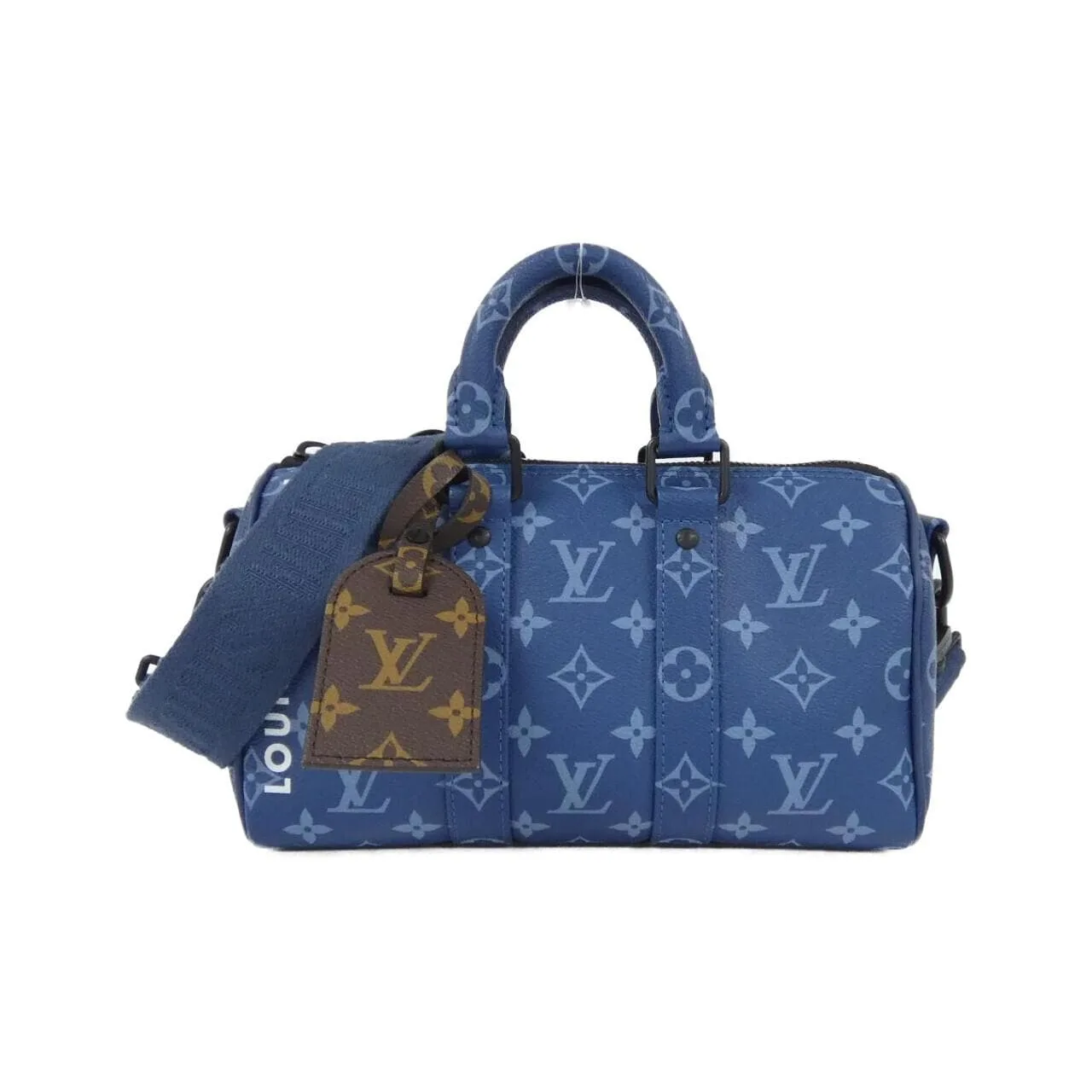 LOUIS VUITTON Keepall M46803 Boston Monogram Blue