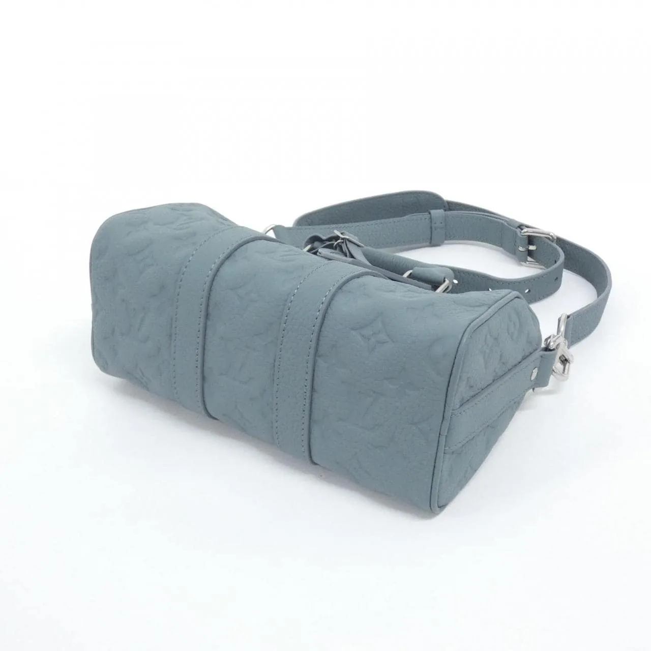 LOUIS VUITTON Keepall M13866 Boston Monogram 黑色 Monogram 中古品A - 縮圖 2