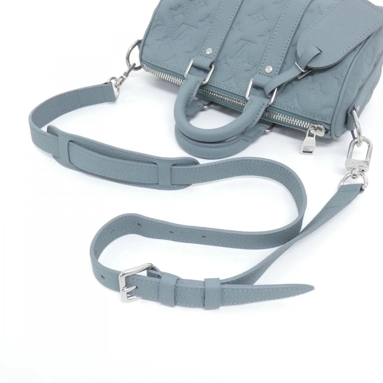 LOUIS VUITTON Keepall M13866 Boston Monogram 黑色 Monogram 中古品A - 縮圖 3