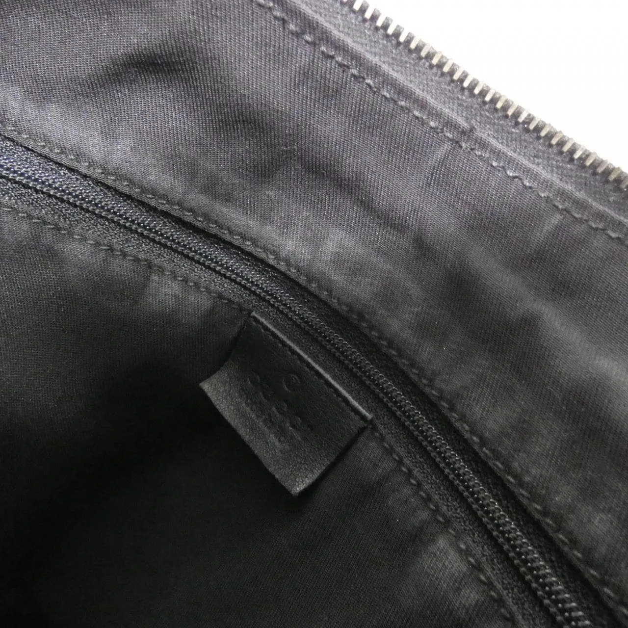 GUCCI 189833 肩背包 帆布 黑色 帆布 中古品A - 縮圖 9