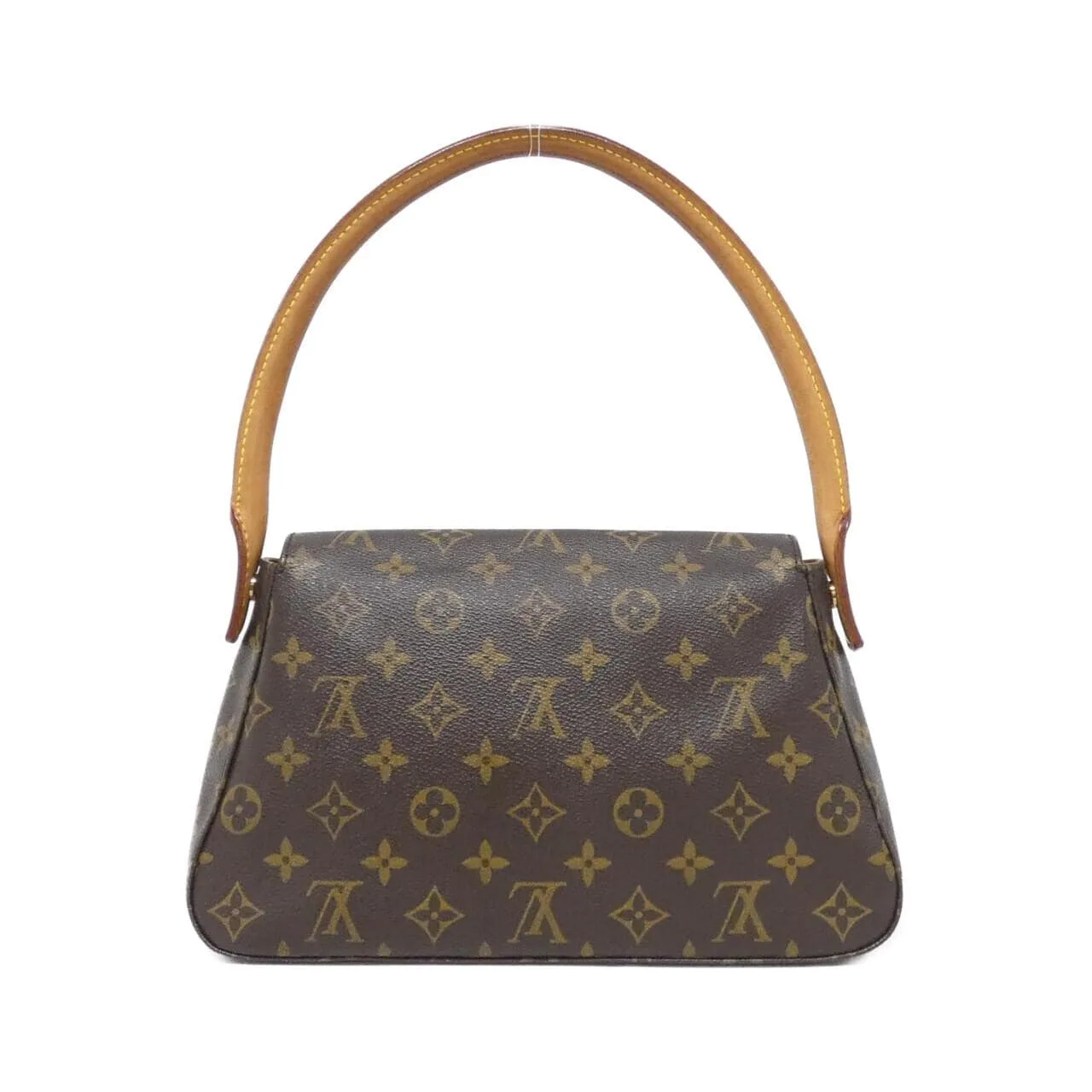 LOUIS VUITTON Looping M51147 Shoulder Monogram 黑色 Monogram 中古品B - 縮圖 2