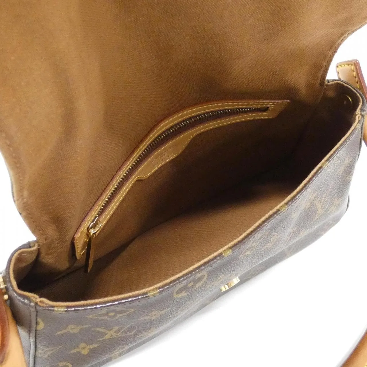 LOUIS VUITTON Looping M51147 Shoulder Monogram 黑色 Monogram 中古品B - 縮圖 5