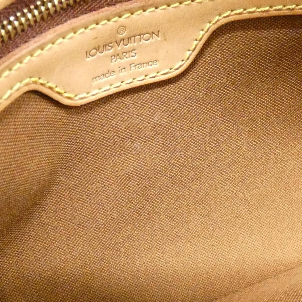 LOUIS VUITTON Looping M51147 Shoulder Monogram 黑色 Monogram 中古品B - 縮圖 6