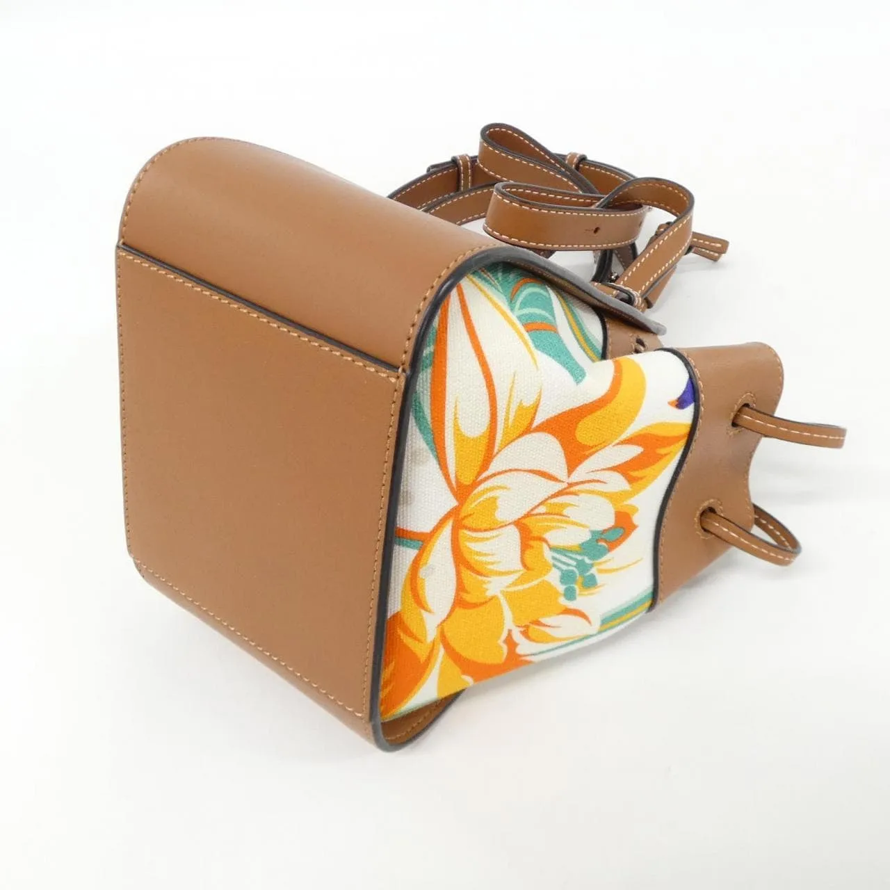 LOEWE Hammock 328 72 V07 Shoulder Canvas 白色 帆布 中古品A - 縮圖 3