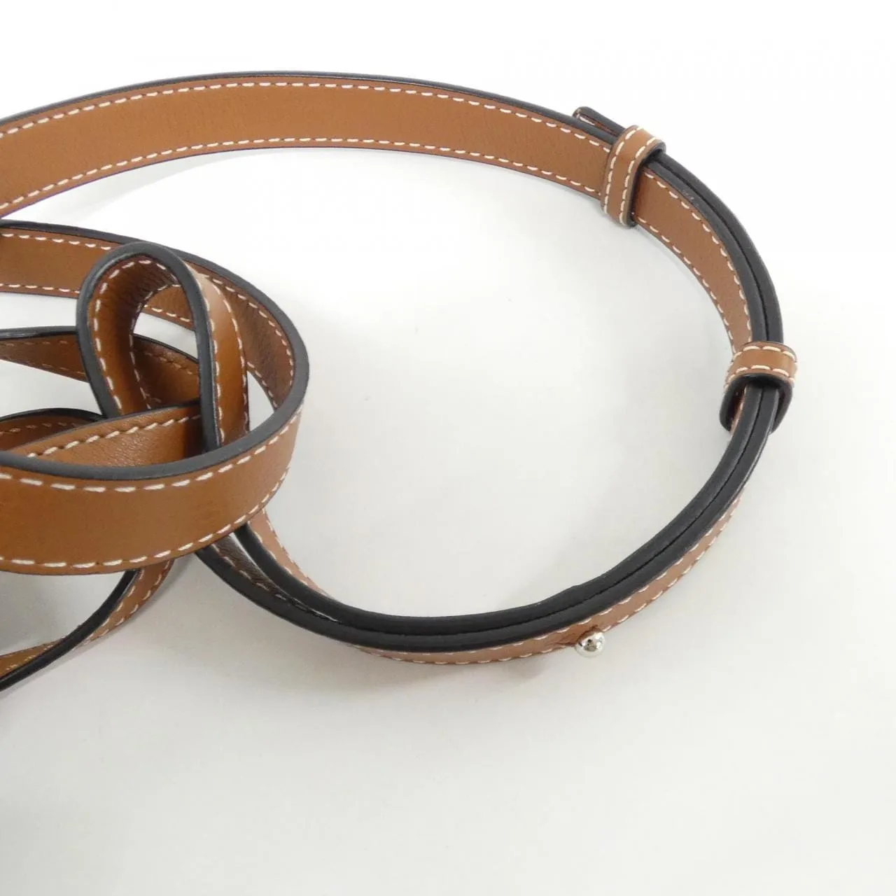 LOEWE Hammock 328 72 V07 Shoulder Canvas 白色 帆布 中古品A - 縮圖 4