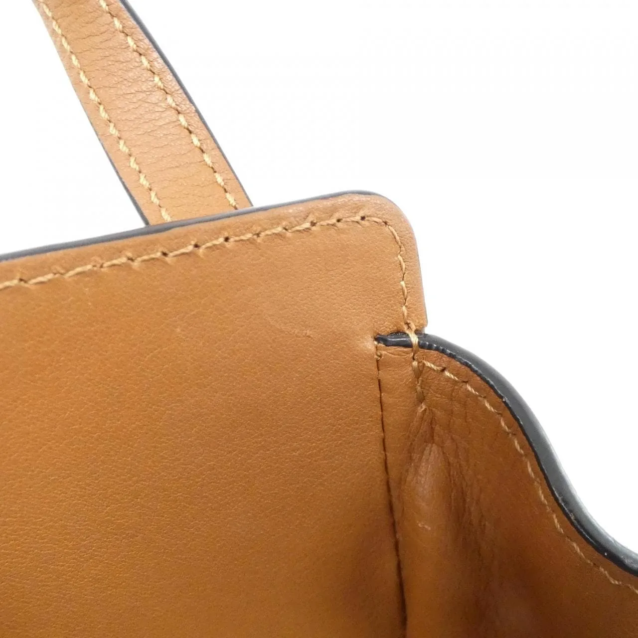 LOEWE Hammock 328 72 V07 Shoulder Canvas 白色 帆布 中古品A - 縮圖 7