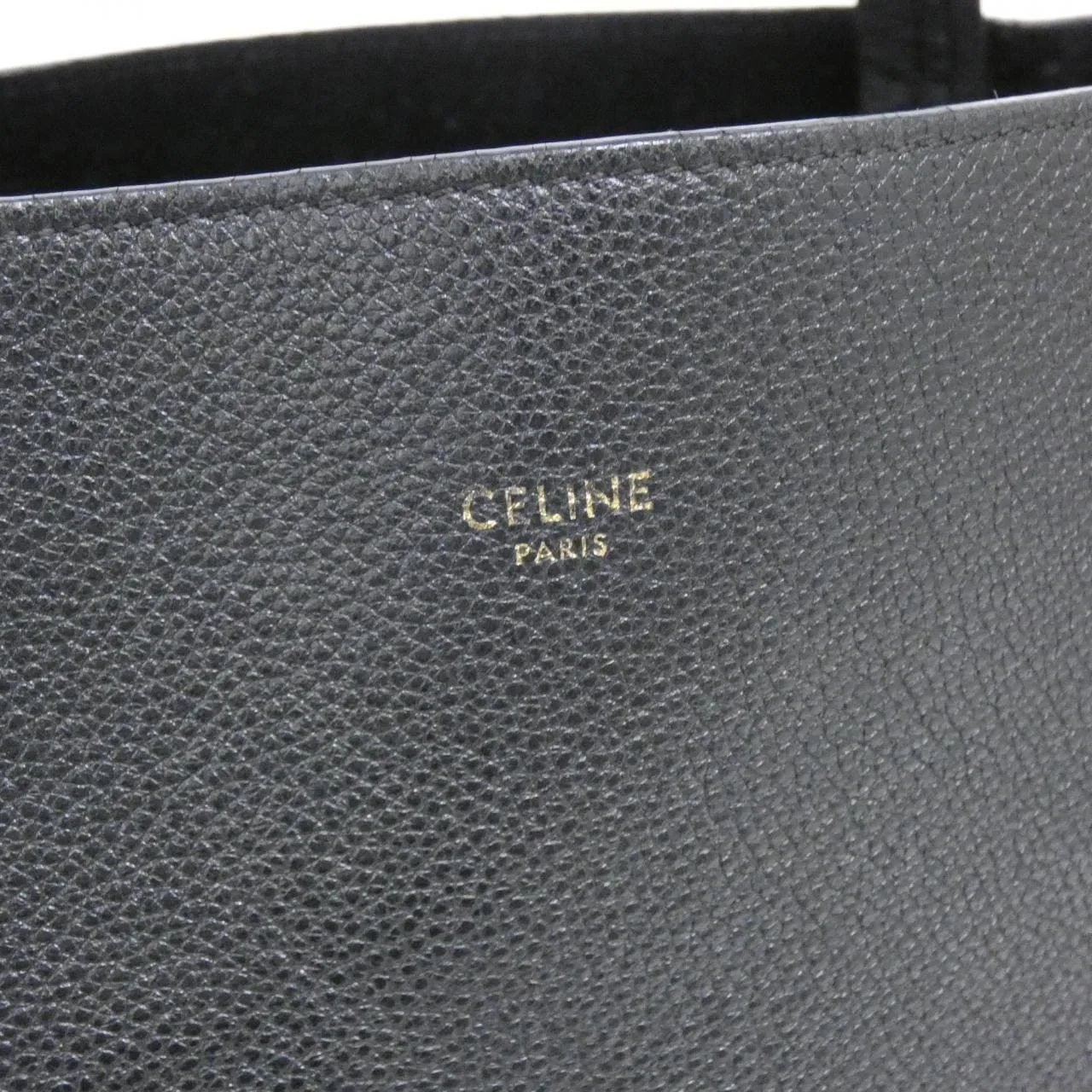 CELINE Cabas 189023TNI 手提包 黑色 中古品B - 縮圖 5