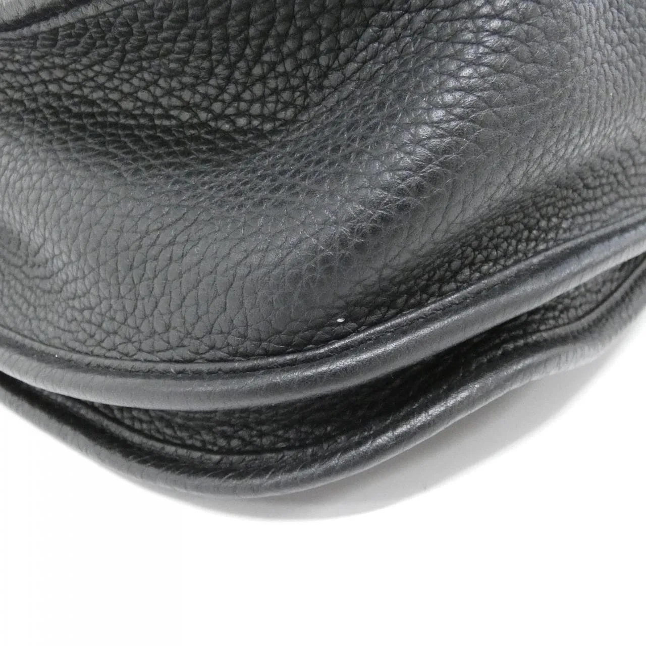 HERMES Evelyne 056275CK Shoulder Clemence Black Clemence Leather Rank A - Thumbnail 3