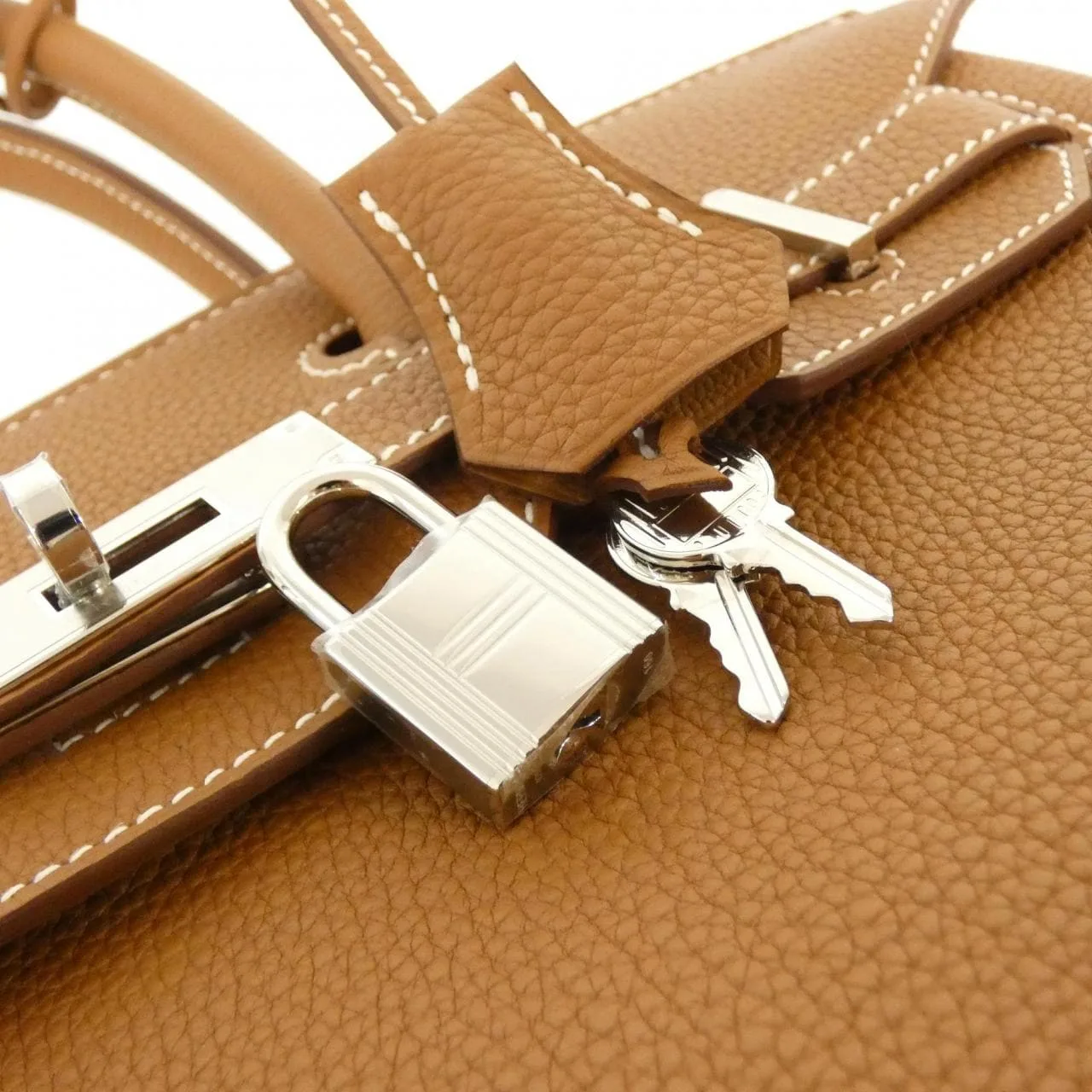 HERMES Birkin 030520CK Handbag Togo 金色 Togo 牛皮 未使用品 - 縮圖 4