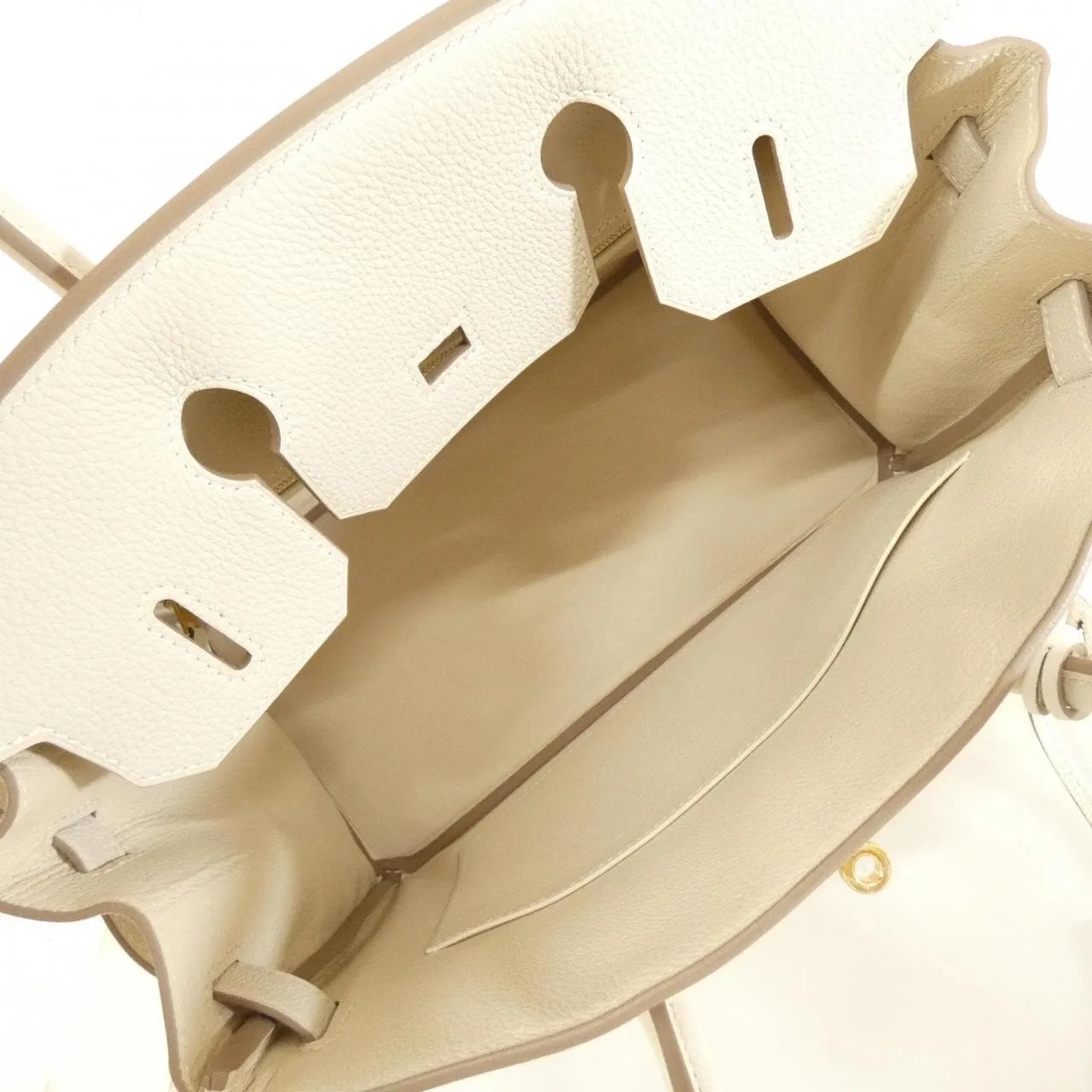 HERMES Birkin 027633CC Handbag Togo Black Togo Leather Rank A - Thumbnail 6