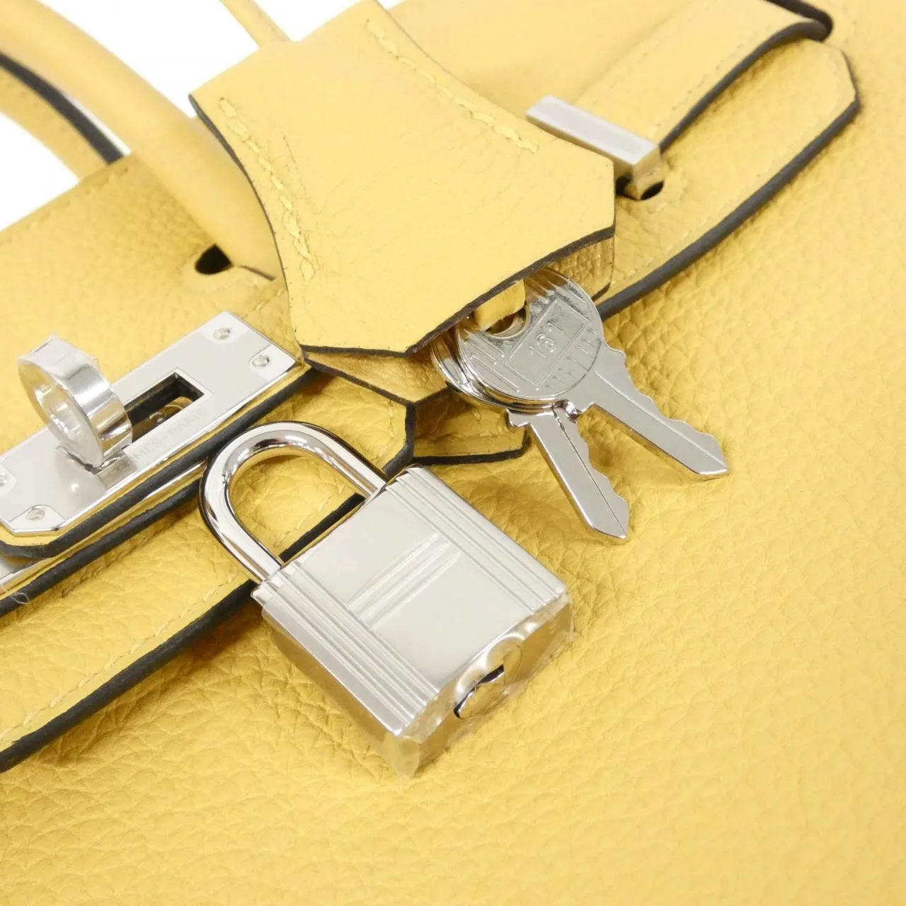 HERMES Birkin 041344CK Handbag Togo Togo Leather Unused - Thumbnail 4