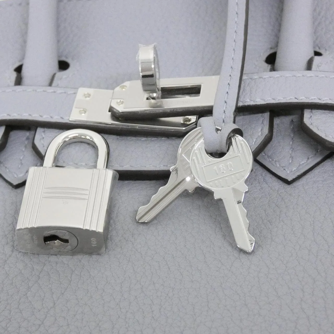 HERMES Birkin 041344CK Handbag Togo Togo Leather Unused - Thumbnail 4