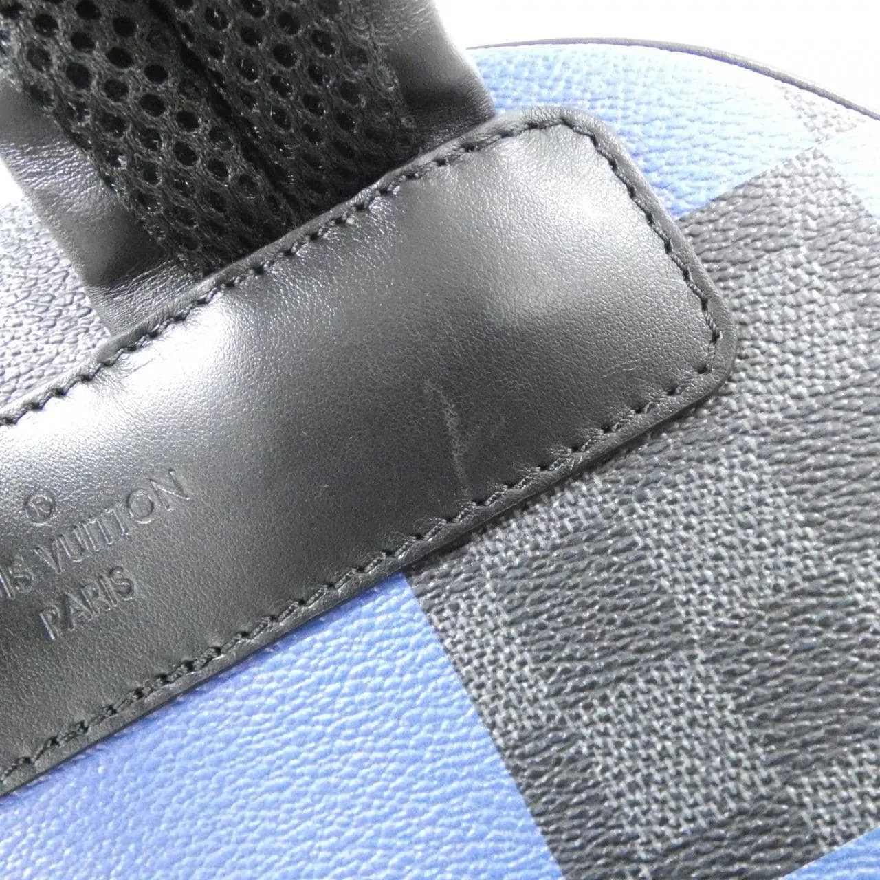 LOUIS VUITTON N40402 背包 Damier 藍色 Damier 中古品A - 縮圖 4