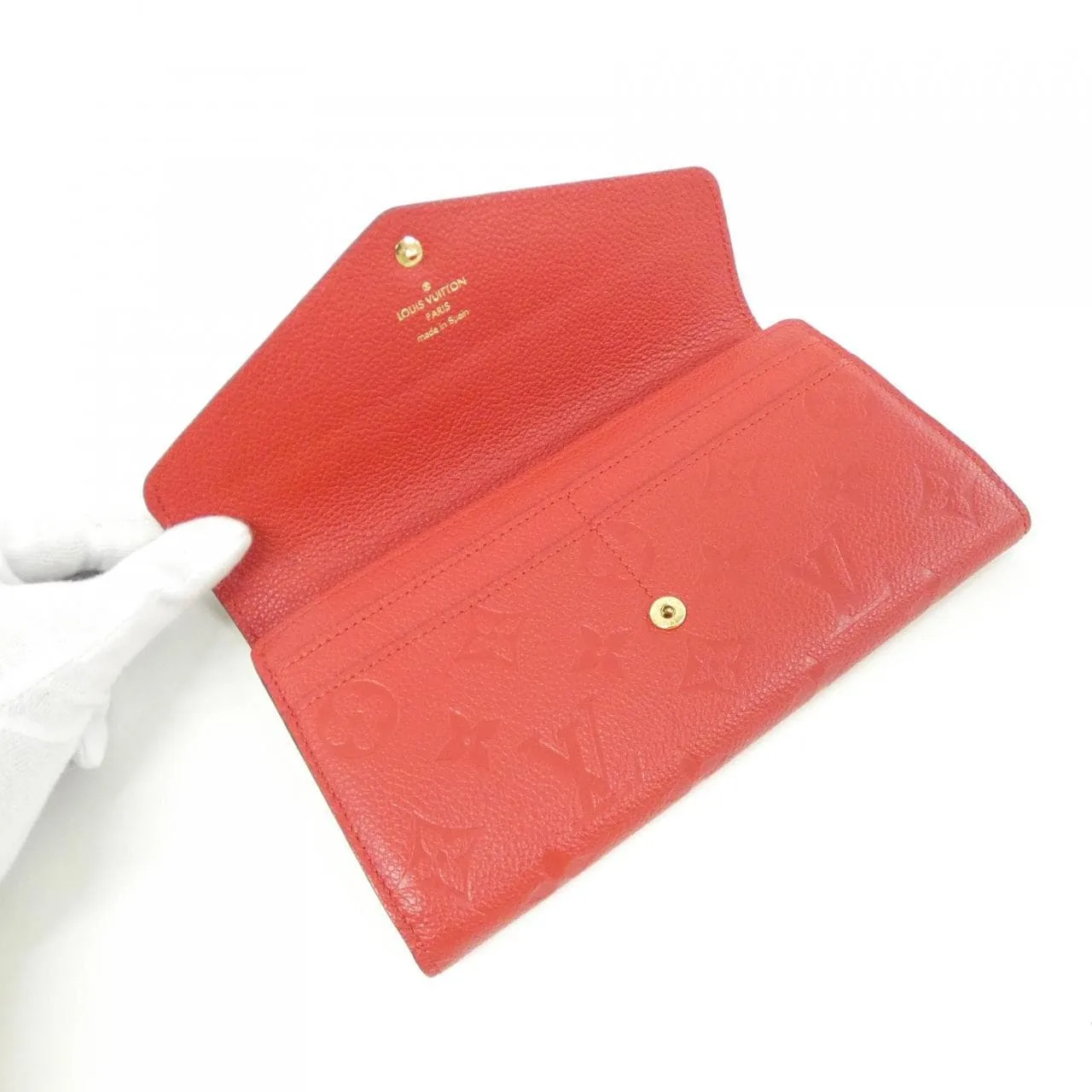 LOUIS VUITTON M61181 Wallet Monogram 黑色 Monogram 中古品A - 縮圖 7