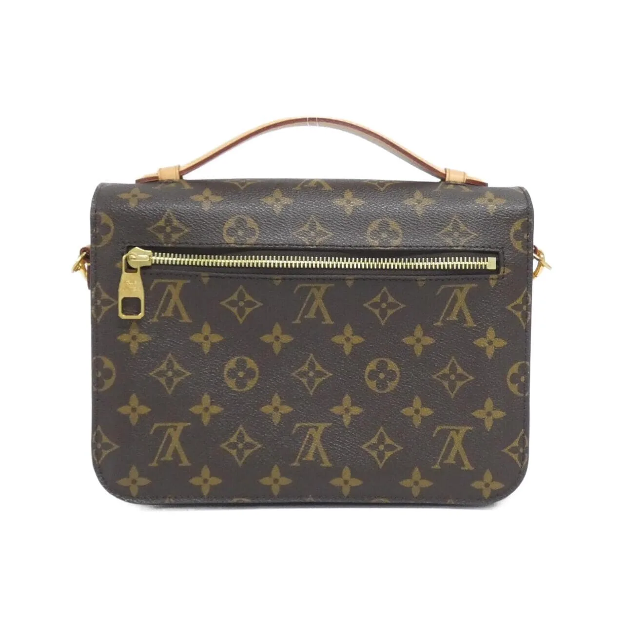 LOUIS VUITTON Pochette M44875 Handbag Monogram 黑色 Monogram 中古品A - 縮圖 2