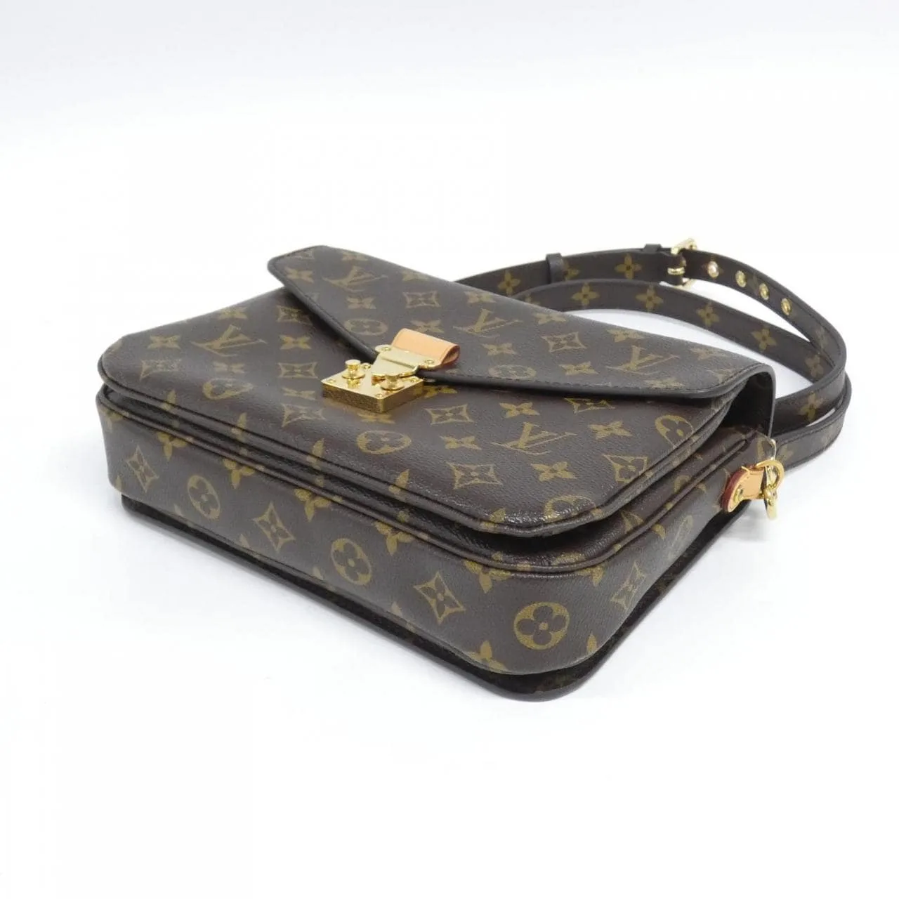 LOUIS VUITTON Pochette M44875 Handbag Monogram 黑色 Monogram 中古品A - 縮圖 3