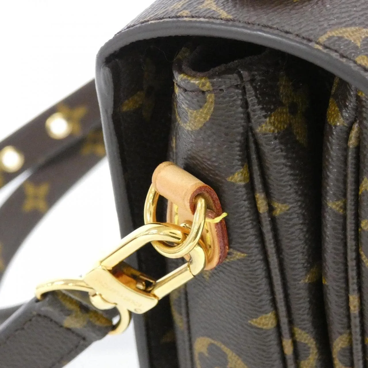 LOUIS VUITTON Pochette M44875 Handbag Monogram 黑色 Monogram 中古品A - 縮圖 5