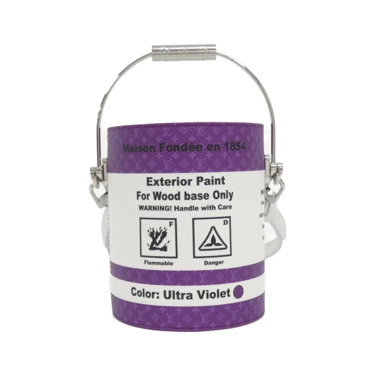 LOUIS VUITTON M81591 Handbag Canvas 黑色 帆布 中古品A - 縮圖 2