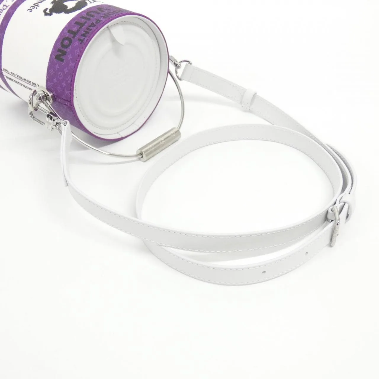 LOUIS VUITTON M81591 Handbag Canvas 黑色 帆布 中古品A - 縮圖 5