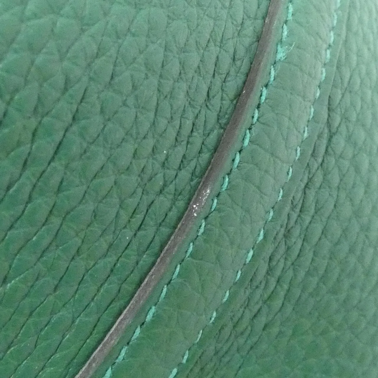 HERMES Picotin 060991CK Handbag Clemence Black Clemence Leather Rank A - Thumbnail 4