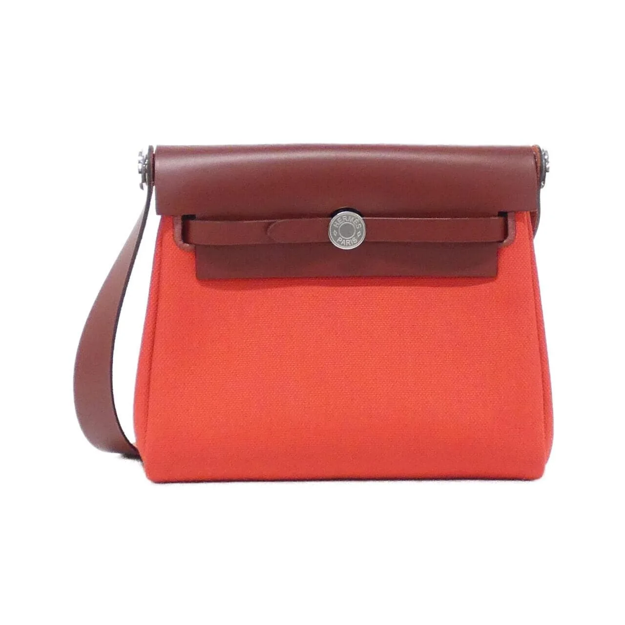 HERMES Herbag 086430CK Shoulder Rouge