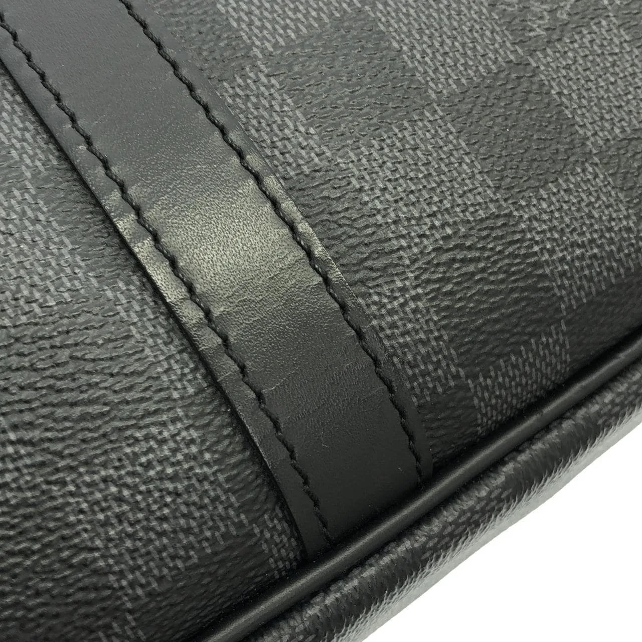 LOUIS VUITTON Documents N41478 手提包 Damier 黑色 Damier 中古品A - 縮圖 5