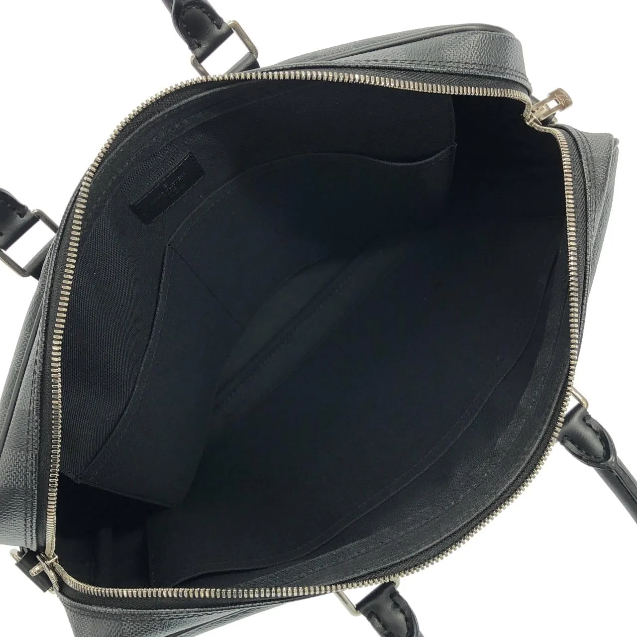 LOUIS VUITTON Documents N41478 手提包 Damier 黑色 Damier 中古品A - 縮圖 9