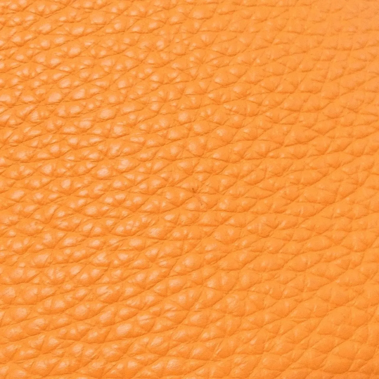 HERMES Picotin 060991CK Handbag Clemence Orange Clemence Leather Rank A - Thumbnail 3