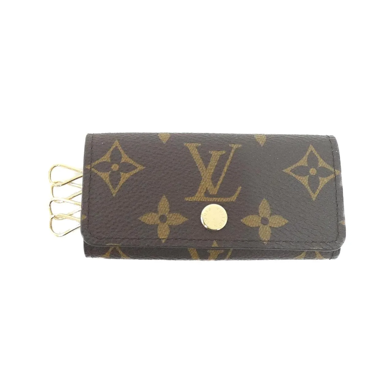 LOUIS VUITTON M69517 Key Case Monogram Black