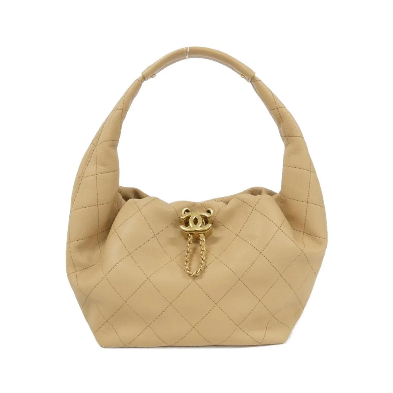 CHANEL AS5976 Shoulder Beige