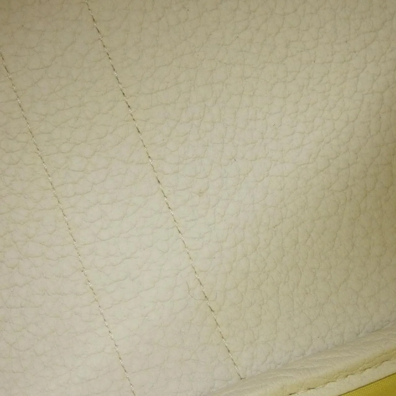 HERMES Garden Party 065864CK Tote 白色 中古品A - 縮圖 7