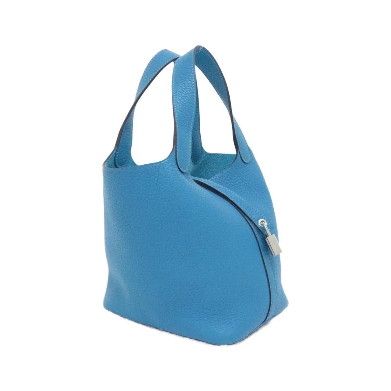 HERMES Picotin 056289CK Handbag Clemence Black