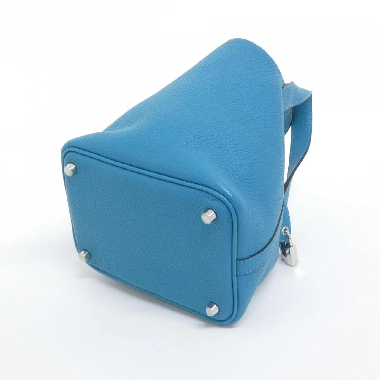 HERMES Picotin 056289CK Handbag Clemence Black Clemence Leather Rank A - Thumbnail 2